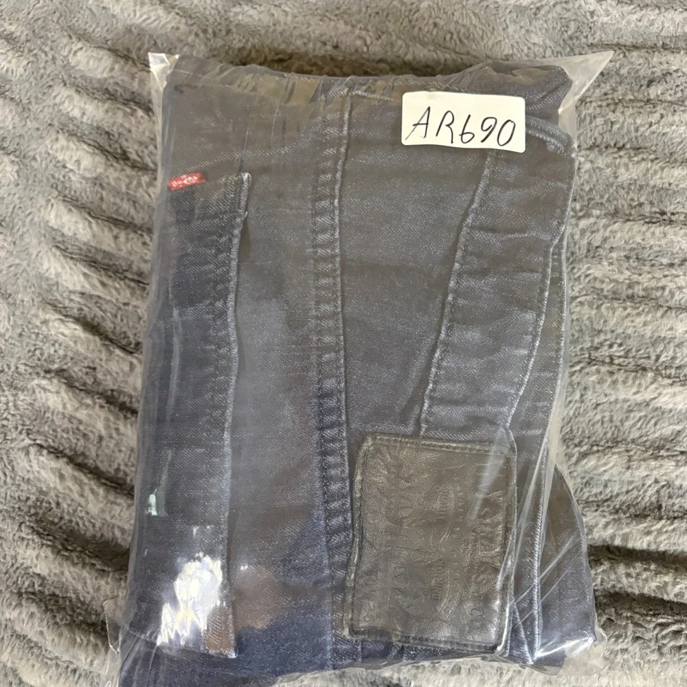 Levis 511 Slim Fit Jeans Mens 36x28 Dark Indigo Blue Stretch Denim 19715-0006